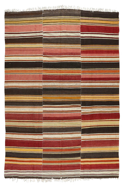 Vintage Kilim Wool Rug 6'0''x9'0''