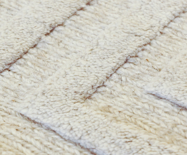 Maze Rug in Natural Wool Limited Edition