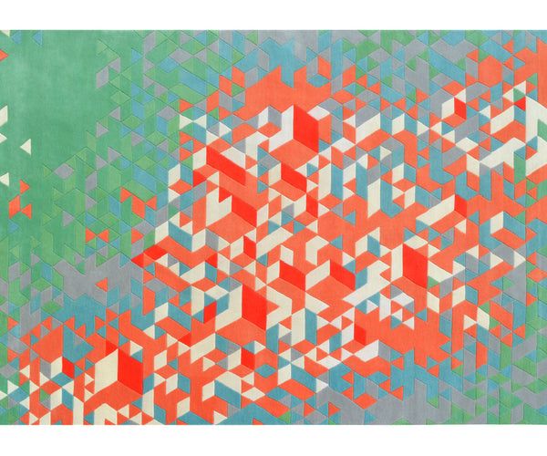 Underlying Fabric Wool Rug