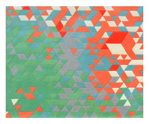 Underlying Fabric Wool Rug