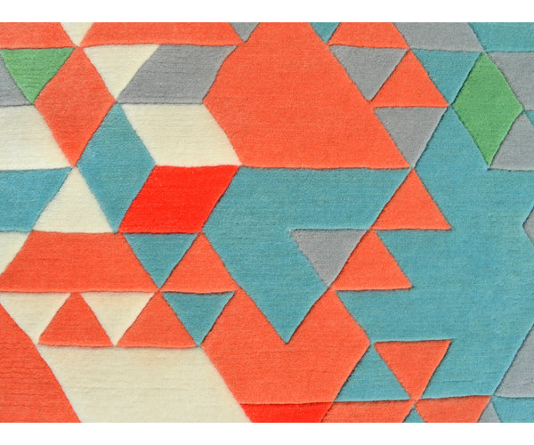 Underlying Fabric Wool Rug