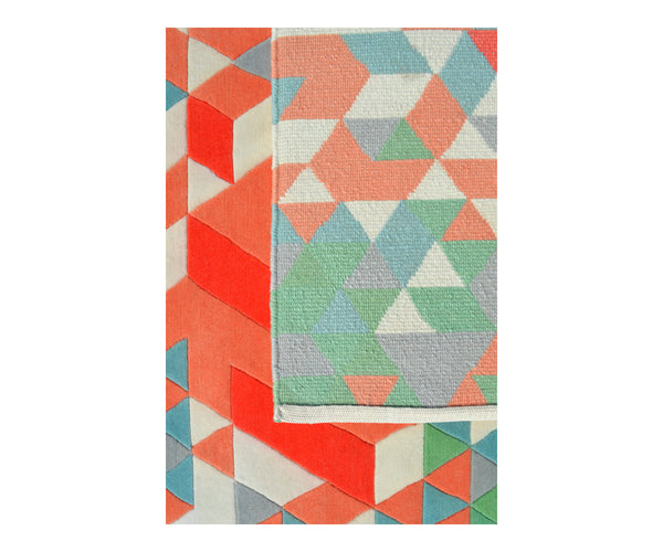 Underlying Fabric Wool Rug