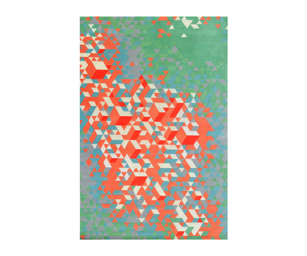 Underlying Fabric Wool Rug