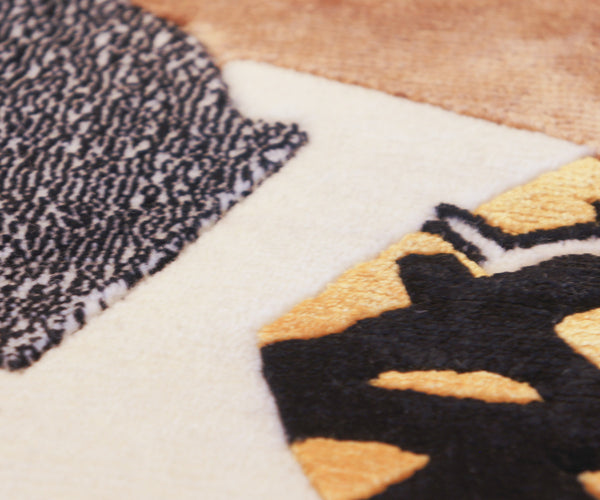 Confetti Hand-knotted Rug in Ivory / Multicolor Limited Edition