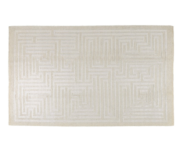 Maze Rug in Natural Wool Limited Edition
