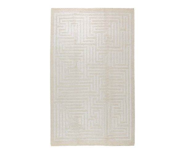 Maze Rug in Natural Wool Limited Edition | Floorplan Rugs